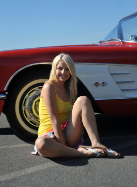 Cycling in skirt, walking in sexy bikini at the beach, dressing in the car