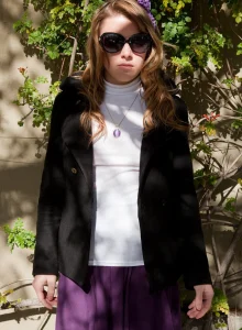 Bad girl in the garden