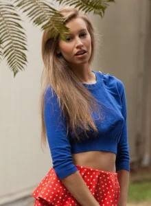 Nice young hottie outside